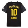 Oficiální Fotbalový Dres Borussia Dortmund Brandt 10 Hostující 2024-25 pro Děti